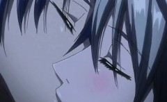 Gay Anime Lovers Secretly Kiss And Make Out In The Outdoor F