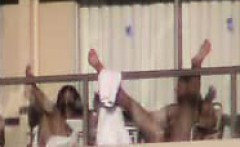 Sex On A Balcony In Ibiza
