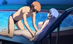 Hentai Girl Gets Her Wet Pussy Licked And Fucked Outdoors