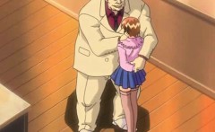 Anime Teacher Rubbing A Dick