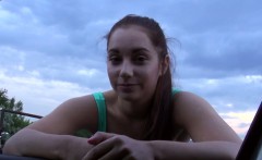 Real Stranded Euroteen Fucked By Driver