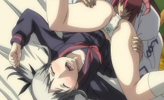 Cute Little Hentai Teen Gets Fucked In Threesome