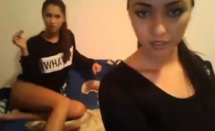 Young Russian Lesbian Couple Teasing