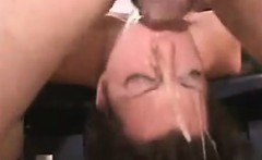 Deep Throating Whore Choking On Hard Cocks