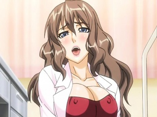 Hentai nurse sucks and rides hard cock