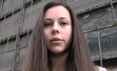 Stunning Amateur Fucks In Public For Cash
