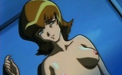 Bondage Anime With Muzzle Gets Electric Shock