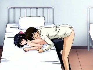Hentai gets big breasts teased