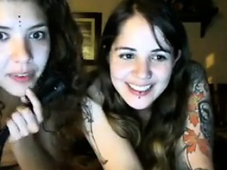 Cute Lesbian Couple Teasing
