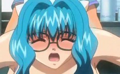 Hentai Cutie Bent Over The Counter And Fucked