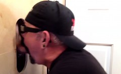 Cop Gets Cock Sucked At The Gloryhole