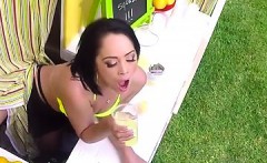 Vendor Kristina Rose Sells Lemonade And Pleasure