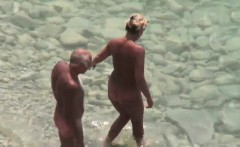 Handjob Given By Mature Wife On Public Beach