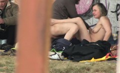 Pure Street Life Homeless Threesome Having Sex on Public