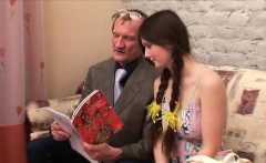 Fascinating Playgirl Is Getting Spooned By Horny Old Teacher