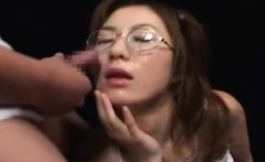 Asian Girl Bukkake Messy Facials