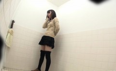 Asian sluts pee in toliet