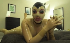 Hot Pornstar Latex And Cumshot
