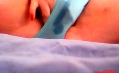 Morning Squirt in satin panties request