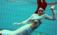 Diana Zelenkina hot Russian underwater