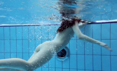 Roxalana Submerged In The Pool Naked