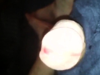Fat Monster cock gets jerked and werked over at home in bed