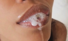 Cute Filipina Teen Mouth Cum Filled!