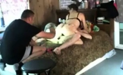 3some Wth Hubby And His Big Dicked Friend.