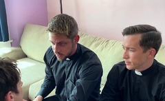 Twink Assures Priests By Sucking Their Big Mature Cocks