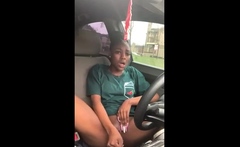 Hot Black Maid Does Some Webcam Masturbation