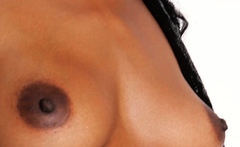 Ebony Princess Jahla Posing Nude During Her Dance Class