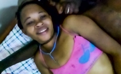 African Couple Homemade Selfie Sex