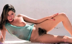 Wet Brunette Teen Exposed Totally Naked