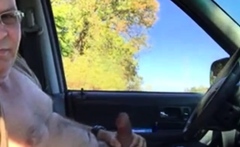 Daddy In The Car Play And Cum