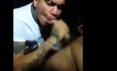 Latino Tattoer Sucks To Enter The Gang Of Reminez