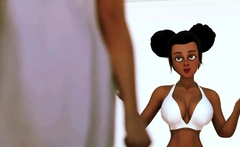 Ebony Hotties Locker Room Fucking - 3d Hentai (eng Voices)