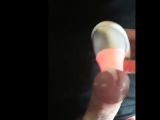 Womanizer male moaning intense orgasm