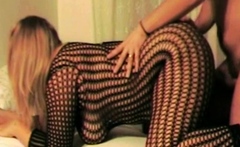 Fucking Her Ass In Fishnet Stockings