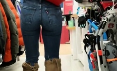 Sexy candid ass jeans