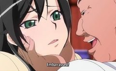 Brunette Cums To Hentai