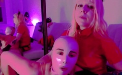 Skinny hot blonde girl amateur webcam
