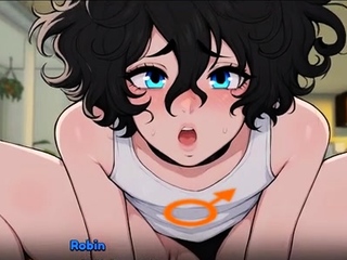 My Femboy Roommate | Sex with slutty waiter