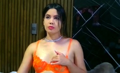 Amateur Solo Shemale Masturbation