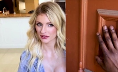Bigoted cougar busted and fucked by BBC