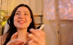 Hottest brunette solo webcam masturbation 2