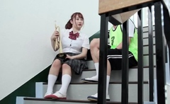 Extreme close up of Japanese teen masturbating Uncensored