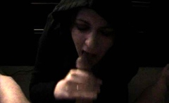 Wet And Messy Amateur Blowjob And Handjob