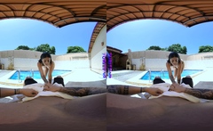 PURITYVR Shy Brazilian Kayla Castro fucked poolside