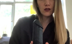 Amateur brunette ariana marie solo toying