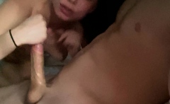 Cute brunette young hookup amateur teen blowjob